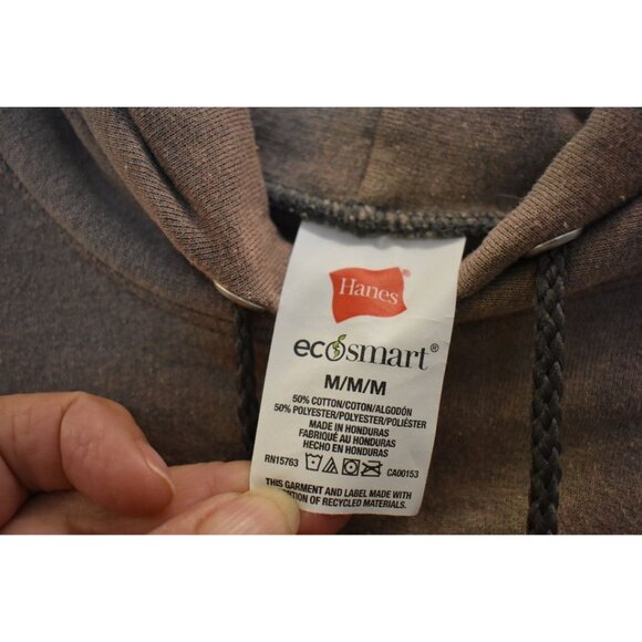 Unisex Hanes Mauve Custom Bleach Dye Pullover Hoodie Size M - Picture 3 of 4